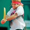 Andre Agassi paint by numbers