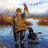 The Duck Hunter paint by numbers