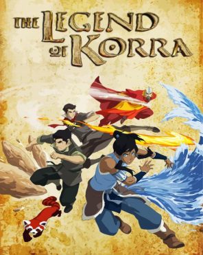 The Legend Of Korra paint by numbers