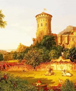 The Past Thomas Cole paint by numbers