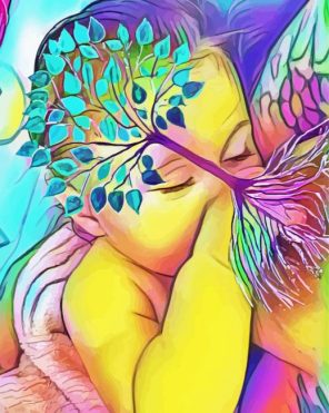 Breast Feeding Art Paint By Numbers