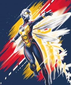 The Wasp paint by numbers