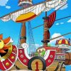 Thousand Sunny One Piece paint by numbers