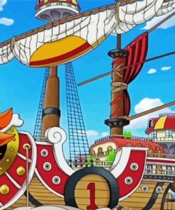 Thousand Sunny One Piece paint by numbers