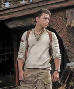 Tom Holland Uncharted paint by numbers