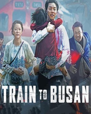 Train To Busan Poster paint by numbers