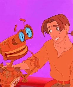 Treasure Planet Cartoon Paint By Numbers