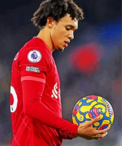 Trent Alexander Footballer paint by numbers