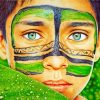 Artistic Tribal Boy Paint By Numbers