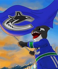 Vancouver Canucks Art paint by numbers