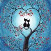 Whimsical Cat Love paint by numbers