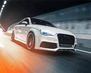 White Audi A3 Paint By Numbers