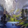 Wonderful Paradise Landscape paint by numbers