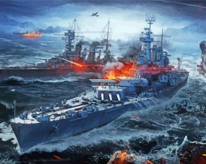 World Of Warships Paint By Numbers