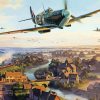 World War II Spitfire Paint By Numbers