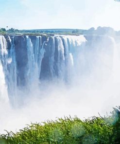 Zimbabwe Water Falls Paint By Numbers