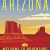 Aesthetic Arizona Poster paint by numbers