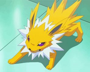 Aesthetic Jolteon paint by numbers