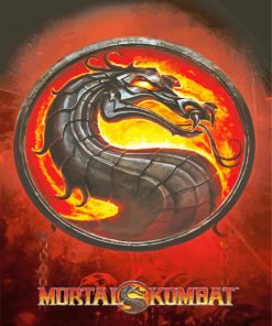 Mortal Kombat Illustration paint by numbers