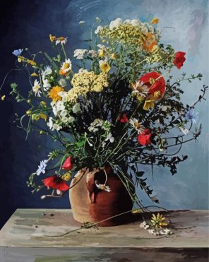 Old Masters Flowers paint by numbers