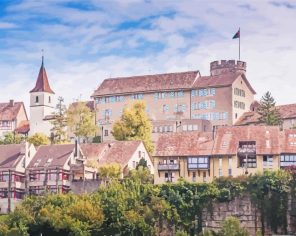 Regensburg Castle paint by numbers