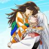 Rin And Sesshomaru paint by numbers