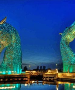 Aesthetic The Kelpies paint by numbers