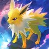 Asethetic Jolteon paint by numbers