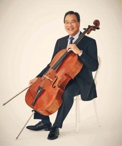 Aesthetic Yo Yo Ma paint by numbers