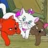 Aristocats Disney Cats paint by numbers