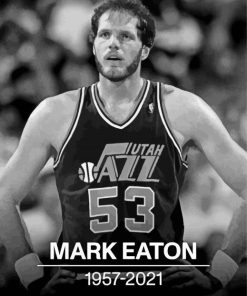 Mark Eaton Basketballer Paint By Numbers