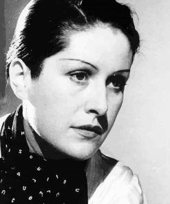 Photographer Dora Maar paint by numbers