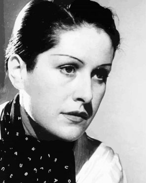 Photographer Dora Maar paint by numbers