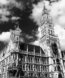 Marienplatz Germany paint by numbers