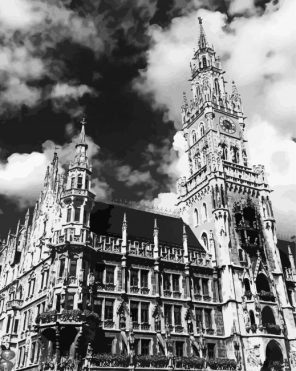 Marienplatz Germany paint by numbers