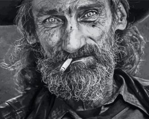 Old Man Portrait paint by numbers