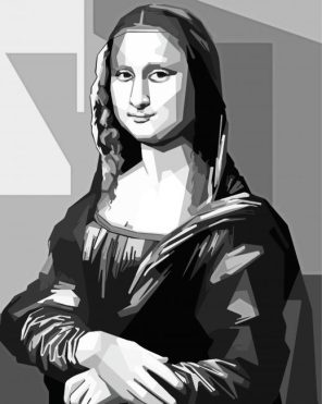 Mona Lisa Pop Art paint by numbers