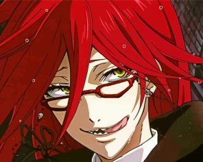 Grell Suttcliff Face paint by numbers