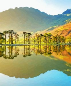 Buttermere Lake Reflection paint by numbers