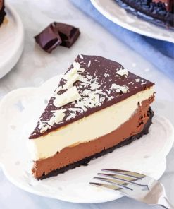 Chocolate Cheesecake paint by numbers