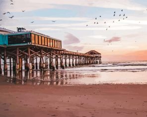 Cocoa Beach Sunset Paint By Numbers