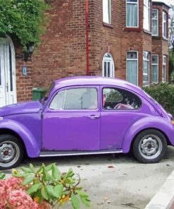 Purple Volkswagen Car paint by numbers