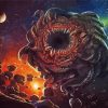 Horror Monster In Space paint by numbers