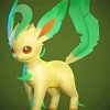 Cute Leafeon paint by numbers