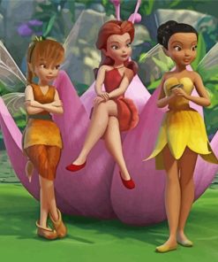 Disney Cartoon Fairy paint by numbers