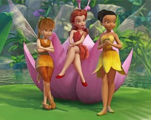 Disney Cartoon Fairy paint by numbers