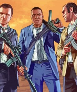 Grand Theft Auto Paint By Numbers