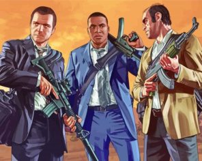 Grand Theft Auto Paint By Numbers