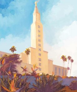 Los angeles Holy Temple Paint By Numbers