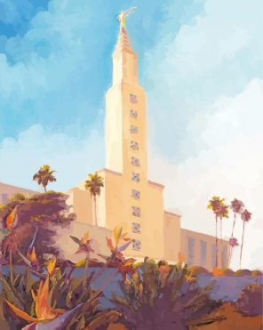 Los angeles Holy Temple Paint By Numbers